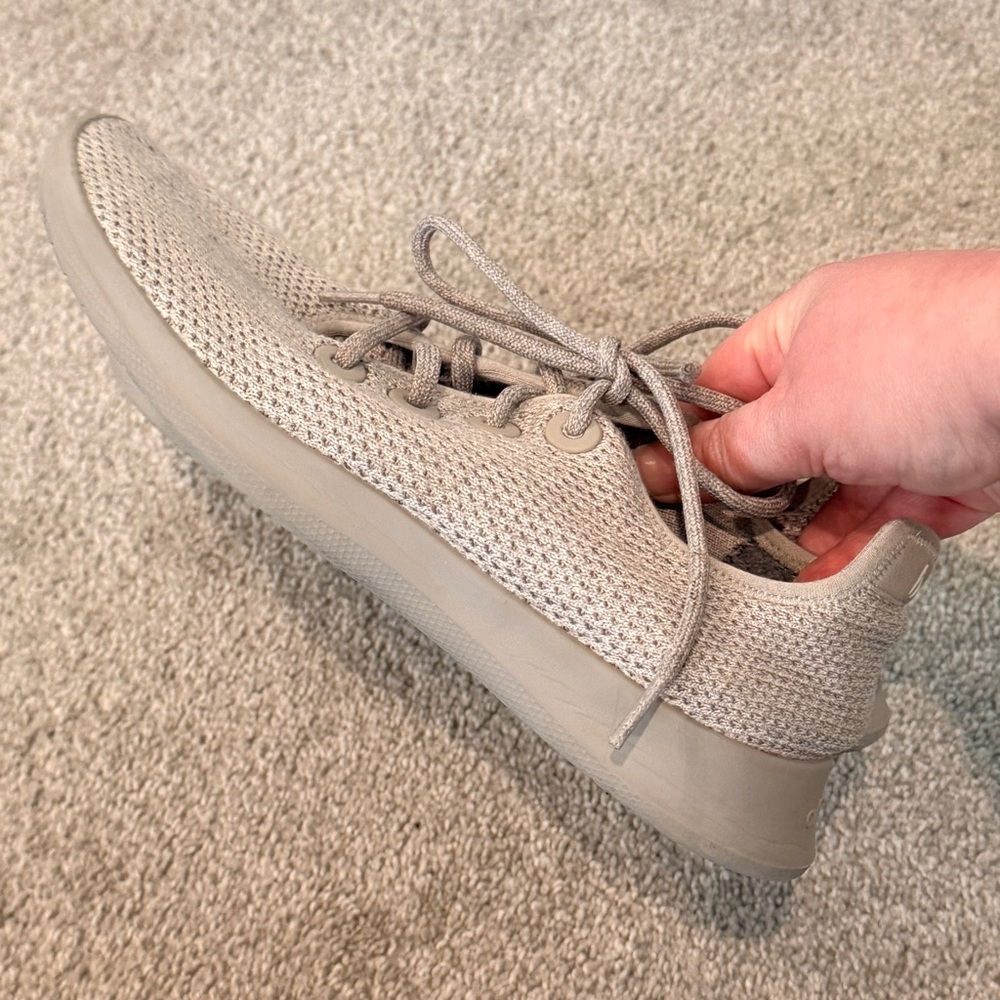 Allbirds Women’s Tree Runners Gray Running Shoes Sneakers Size 9 Natural - Picture 4 of 9